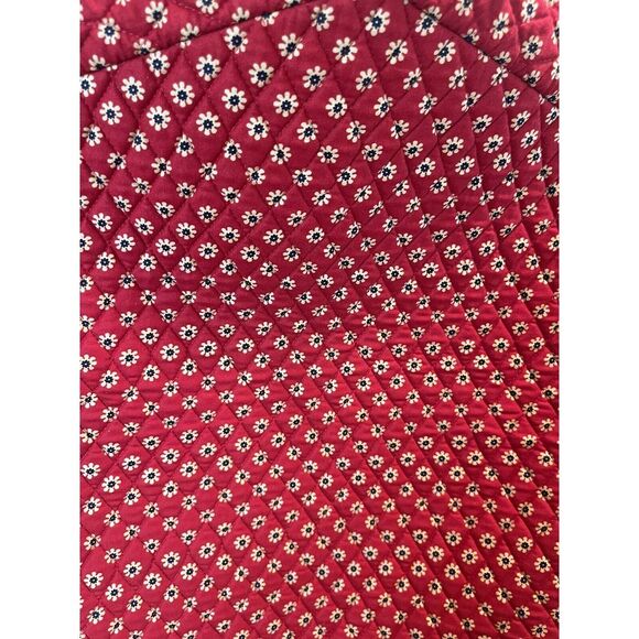 VERA BRADLEY Garment Bag AMERICAN RED  with navy paisley trim RETIRED Vintage - Picture 2 of 5